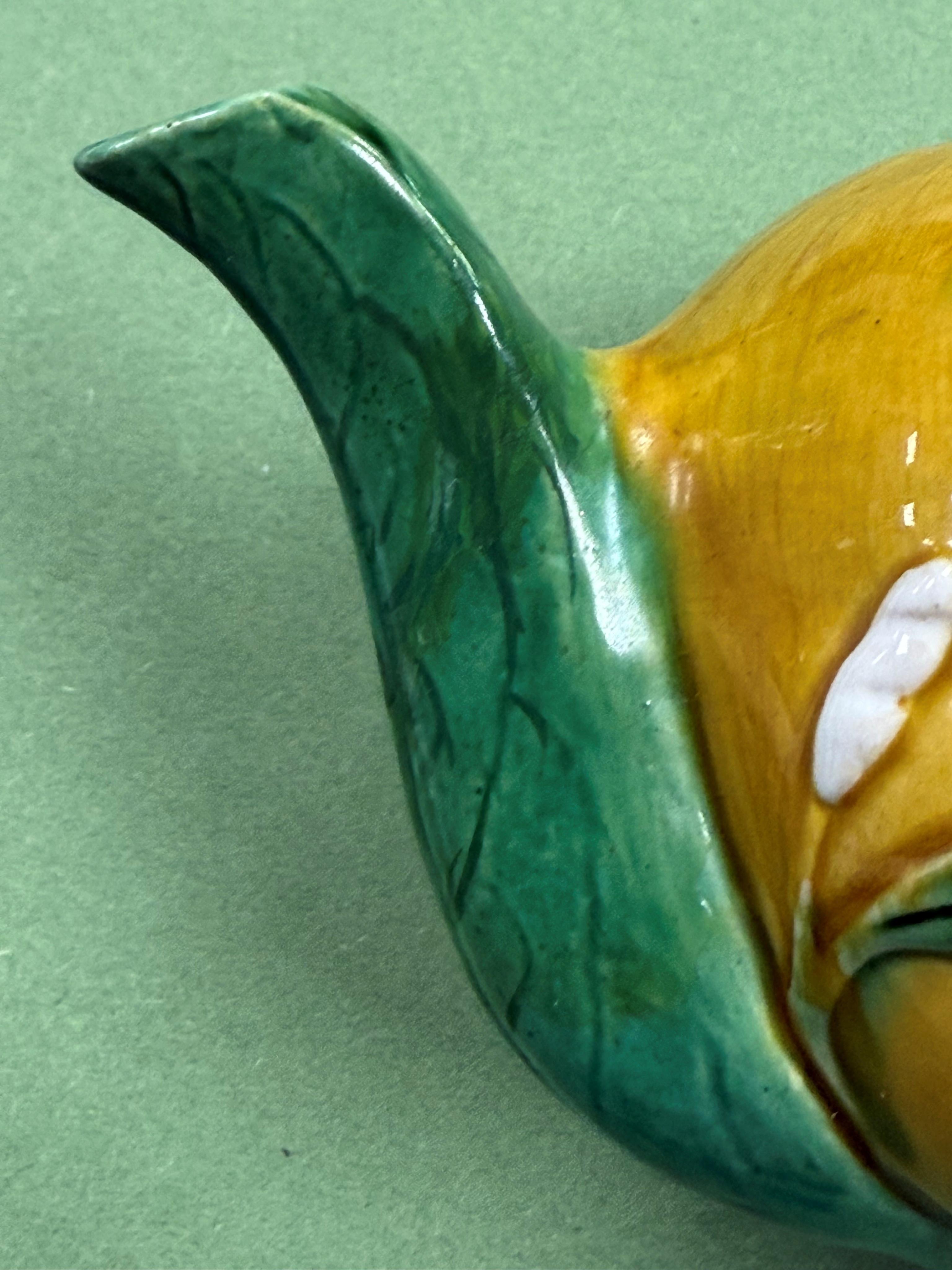 A rare Minton majolica teapot, c.1867